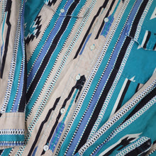 Load image into Gallery viewer, Vintage Wrangler Vertical Aztec Navajo Design Striped Western Shirt - L
