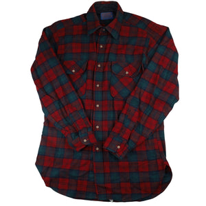 Vintage Pendleton %100 Wool Lindsay Tartan Plaid Flannel Shirt - M