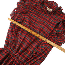 Load image into Gallery viewer, Vintage Popi Plaid Ruffle Prairie Dress - WMNS 9/10