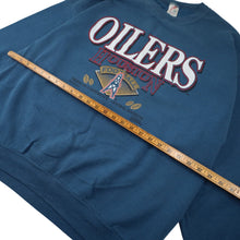 Load image into Gallery viewer, Vintage Houston Oilers Spellout Graphic Sweatshirt - XXL