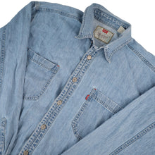 Load image into Gallery viewer, Vintage Levi&#39;s Red Tab Denim Button Down Shirt - L