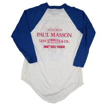 Load image into Gallery viewer, Vintage 1984 Levis San Francisco Marathon Volunteer Baseball Tee - M