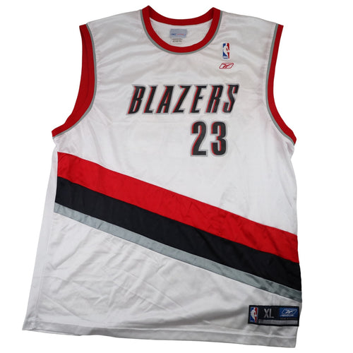 Vintage 90s Reebok Portland Blazers #23 Darius Miles Basketball Jersey - XL