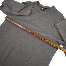 Load image into Gallery viewer, Vintage Oakley Embossed Spellout Mock Neck Fleece Sweater - L