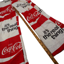 Load image into Gallery viewer, True Vintage 70s Coca Cola All Over Print Draw String Bell Bottom Pants - 27&quot;x24&quot;