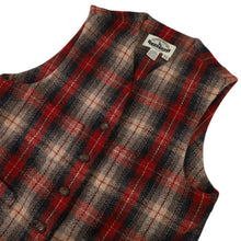 Load image into Gallery viewer, Vintage Eddie Bauer Legends Shadow Plaid Wool Vest - L