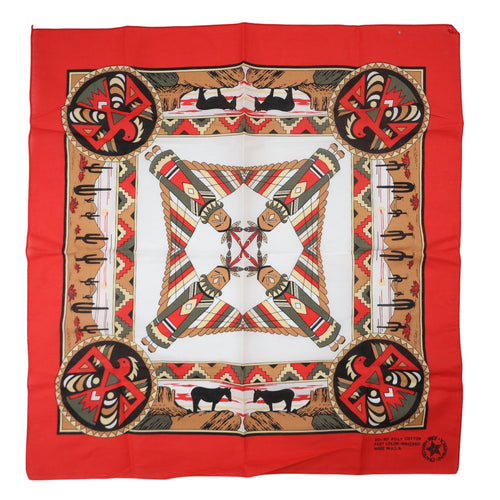 Vintage Fast Color Southwestern Native Print Bandana - 22