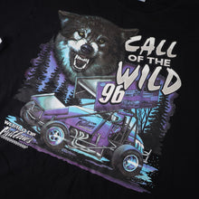 Load image into Gallery viewer, Vintage 1996 Call of the Wild Outlaw Series Sprint Car Racing T Shirt - XL