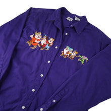 Load image into Gallery viewer, Vintage Disney Snow White 7 Dwarfs Embroidered Button Up Shirt - WMNS M