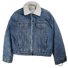 Load image into Gallery viewer, Vintage Silver Spur Sherpa Denim Jacket - S