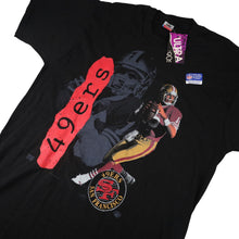 Load image into Gallery viewer, NWT Vintage 90s Salem Sportswear Joe Montana 49ers Graphic T Shirt - XL