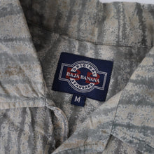 Load image into Gallery viewer, Vintage Y2k Baja Banana Tribal Allover Print Button Up Shirt - M