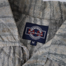 Load image into Gallery viewer, Vintage Y2k Baja Banana Tribal Allover Print Button Up Shirt - M