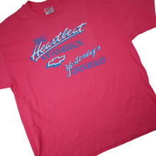 Load image into Gallery viewer, Vintage Chevy &quot;The Heartbeat of American&quot; Graphic T Shirt - XL