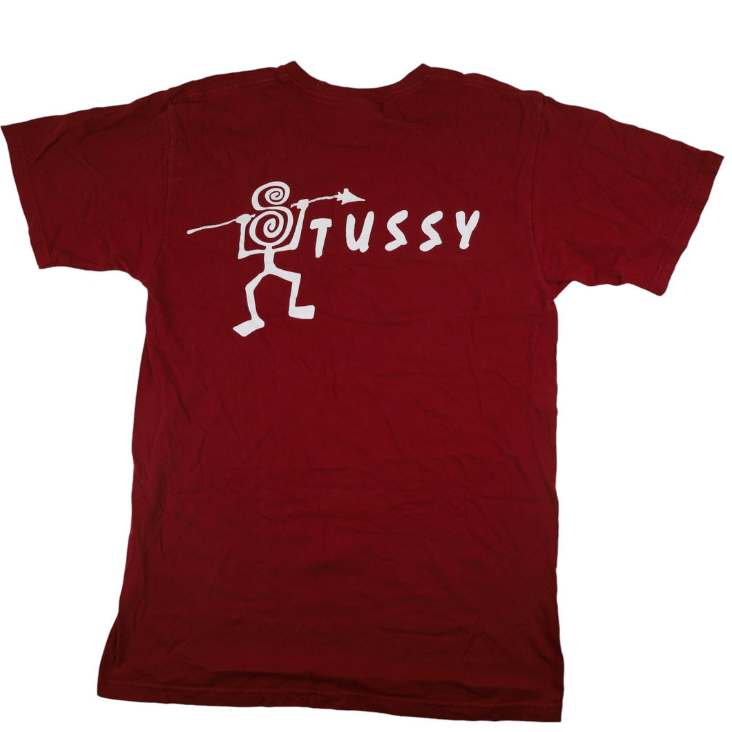 Vintage Stussy Tribe Spellout Graphic T Shirt - M