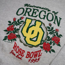 Load image into Gallery viewer, Vintage 1995 University of Oregon Rose Bowl Graphic Sweatshirt