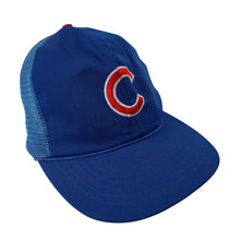 Load image into Gallery viewer, Vintage 80s Chicago Cubs Mesh Trucker Hat - OS