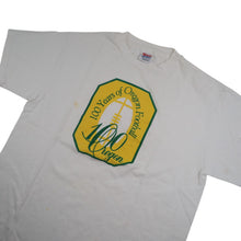 Load image into Gallery viewer, Vintage 90s University of Oregon 100 Year Football Anniversary Graphic T Shirt