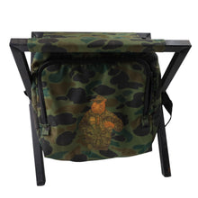Load image into Gallery viewer, Vintage Camel Cigarettes Joes Fish &amp; Game Camo Seat - OS