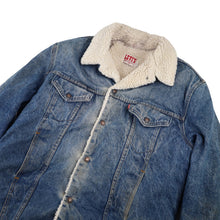 Load image into Gallery viewer, Vintage Levis Denim Sherpa Jacket - L
