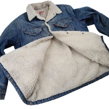 Load image into Gallery viewer, Vintage Levis Denim Sherpa Jacket - L