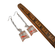 Load image into Gallery viewer, Vintage Gold Fish Earrings