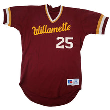 Load image into Gallery viewer, Vintage Russell Athletics Willamette Script Spellout All Sewn Jersey - L