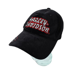 Load image into Gallery viewer, Vintage Harley Davidson Velvet Spellout Hat - OS