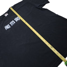 Load image into Gallery viewer, Vintage Y2k &quot;Fake Tits Suck&quot; Slogan T Shirt - XL