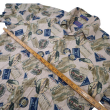 Load image into Gallery viewer, Pendleton Allover Luggage Tag Vacation Button up Shirt
