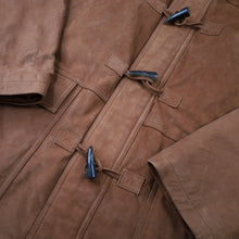 Load image into Gallery viewer, Vintage Orvis Nubuck Leather Toggle Duffle Coat - L