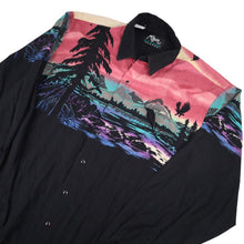 Load image into Gallery viewer, Vintage Ropers Pastel Nature Scene Button Up Western Shirt - XL
