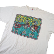 Load image into Gallery viewer, Vintage 90s Mexican Sugar Skull Mariachi Band Graphic Art Shirt - XL