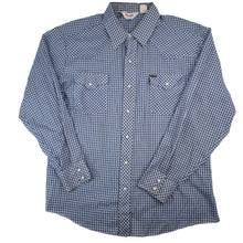 Load image into Gallery viewer, Vintage Wrangler Pearl Snap Plaid Shirt - XL