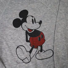 Load image into Gallery viewer, Vintage Disney Mickey Mouse Graphic Heather Gray Sweatshirt - M