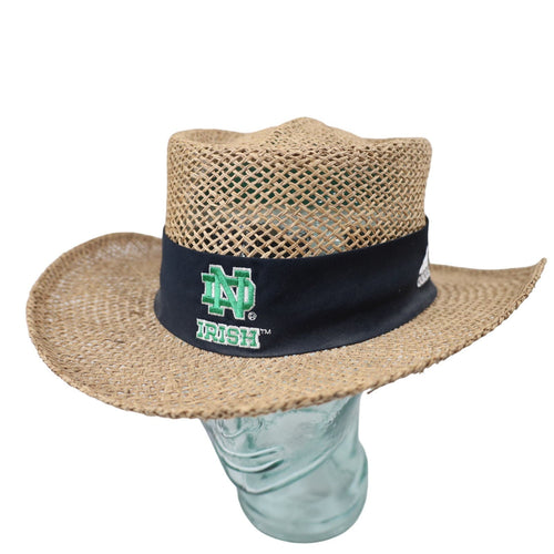 Vintage Adidas Notre Dame Straw Hat - OS