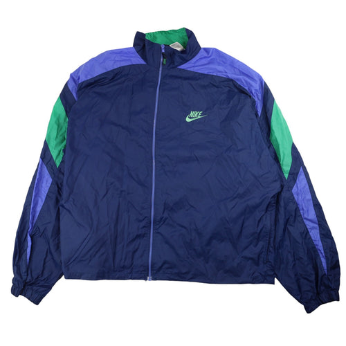 Vintage 90s Nike Colorblock Windbreaker Jacket - XL