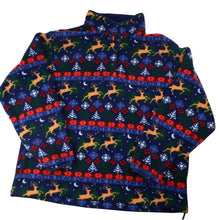 Load image into Gallery viewer, Vintage L.L.Bean Christmas Reindeer "Peace on Earht" Sweater - WMNS XL