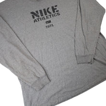 Load image into Gallery viewer, Vintage Y2k Nike Athletics Graphic Spellout Long Sleeve T Shirt - XL