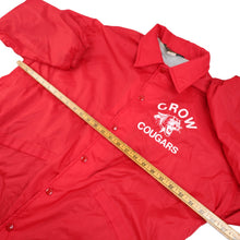 Load image into Gallery viewer, Vintage Playjac Crow Cougars Highschool Light Jacket - XL