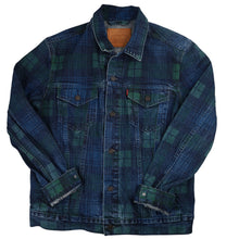 Load image into Gallery viewer, SAMPLE Levis Painted Plaid Denim Jacket - M
