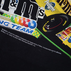 Vintage Y2k M&Ms Racing Team Front/back Graphic T Shirt - M