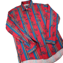 Load image into Gallery viewer, Vintage Wrangler Brushpopper Pastel Paisley Button Up Shirt - XL