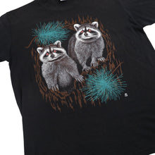Load image into Gallery viewer, Vintage 80s Wild Racoons Graphic T Shirt - L
