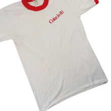 Load image into Gallery viewer, True Vintage Velva Sheen "Coke is It!" Ringer T Shirt - M
