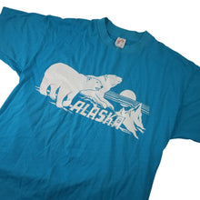 Load image into Gallery viewer, Vintage 80s Alaska Polar Bear Graphic T Shirt - XL