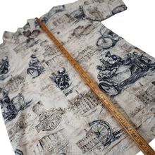 Load image into Gallery viewer, Vintage Harley Davidson x Tori Richards Allover Print Viscose Button Up Shirt - M