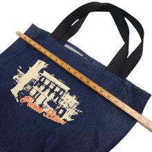 Load image into Gallery viewer, Vintage Prison Blues Graphic Denim Tote Bag - OS