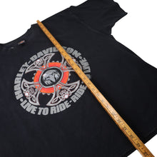 Load image into Gallery viewer, Vintage Y2k Harley Davidson Germany Tribal Flame Art Graphic T Shirt - XXL