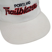 Load image into Gallery viewer, Vintage Sport Specialties Portland Trailblazers Twill Script Spellout Snapback Hat - OS